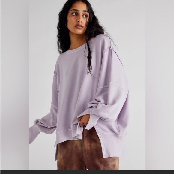 Free People | Tops | New Free People Camden Sweatshirt | Poshmark